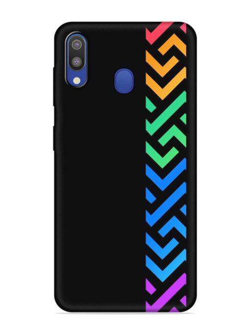 Colorshape Stripes Embossed Soft Silicone Case for Samsung Galaxy M20