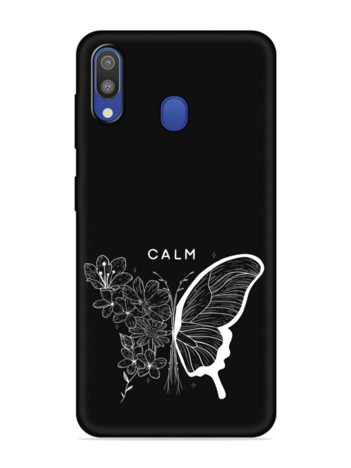 Calm Embossed Soft Silicone Case for Samsung Galaxy M20 Zapvi