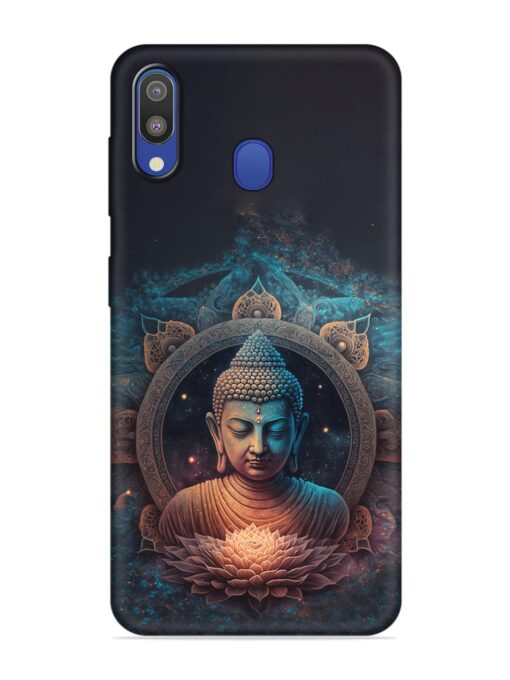 Gautam Buddha Embossed Soft Silicone Case for Samsung Galaxy M20 Zapvi