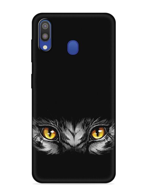 Scary Eye Embossed Soft Silicone Case for Samsung Galaxy M20 Zapvi