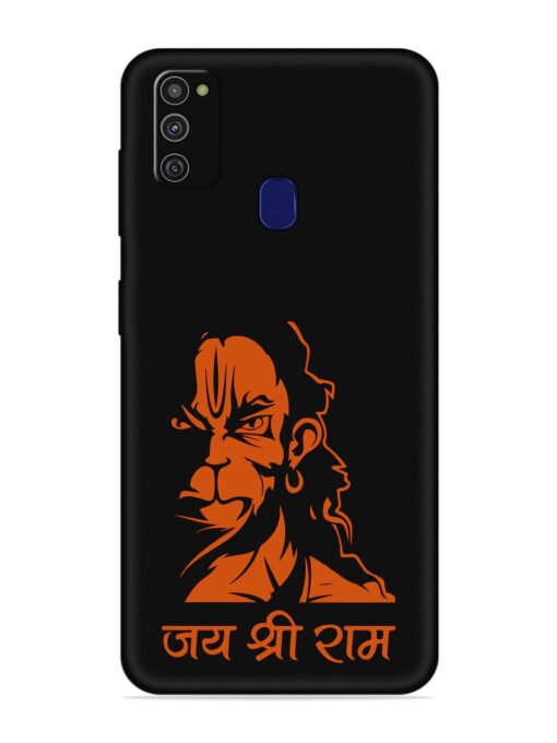 Angry Hanuman Embossed Soft Silicone Case for Samsung Galaxy M21 (2021) Zapvi