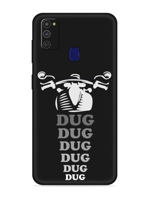 Dug Dug Dug Embossed Soft Silicone Case for Samsung Galaxy M21 (2021)