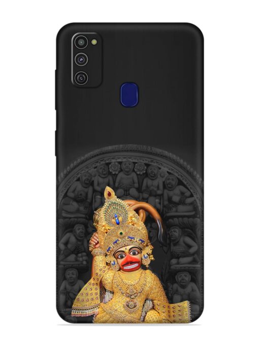 Indian Gold Hanuman Embossed Soft Silicone Case for Samsung Galaxy M21 (2021)