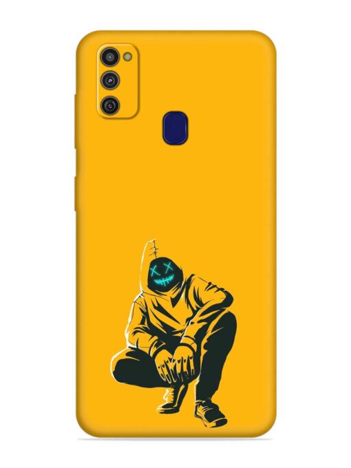 Xo Xo Swag Embossed Soft Silicone Case for Samsung Galaxy M21 (2021)