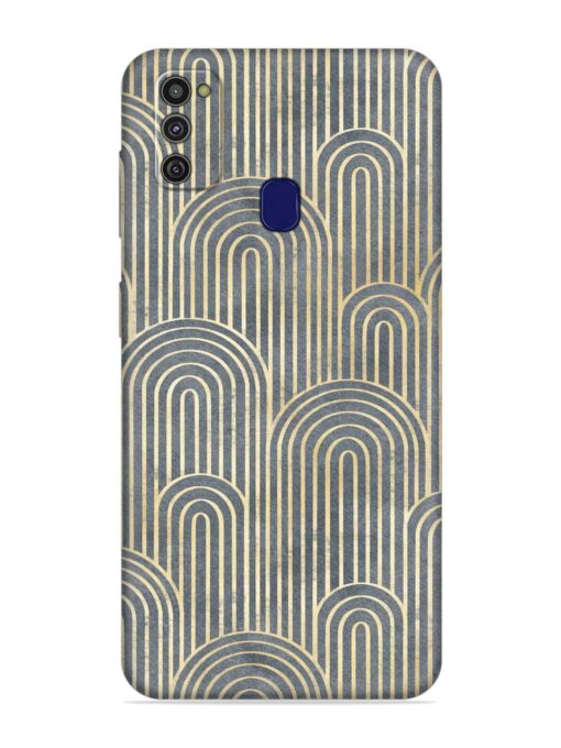 Art Deco Style Embossed Soft Silicone Case for Samsung Galaxy M21 (2021) Zapvi