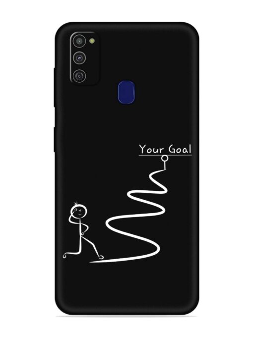 Your Goal Embossed Soft Silicone Case for Samsung Galaxy M21 (2021)