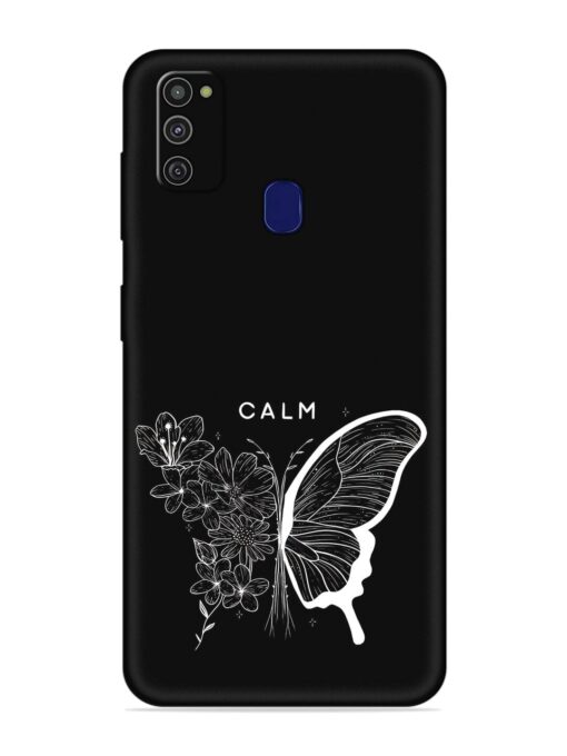 Calm Embossed Soft Silicone Case for Samsung Galaxy M21 (2021)