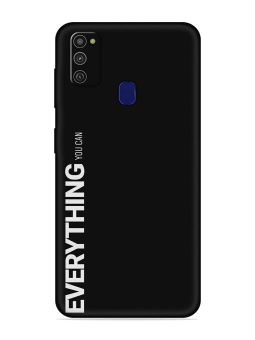 Everything You Can Embossed Soft Silicone Case for Samsung Galaxy M21 (2021)