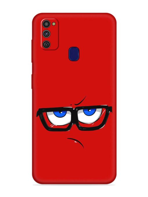 Rad Angry Face Embossed Soft Silicone Case for Samsung Galaxy M21 (4G)