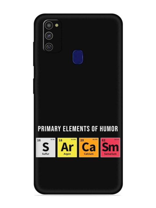 Primary Elements Humor Embossed Soft Silicone Case for Samsung Galaxy M21 (4G)