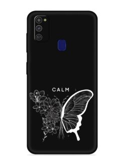Calm Embossed Soft Silicone Case for Samsung Galaxy M21 (4G)