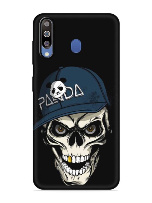 Panda Skull Embossed Soft Silicone Case for Samsung Galaxy M30