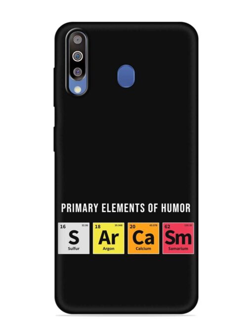 Primary Elements Humor Embossed Soft Silicone Case for Samsung Galaxy M30