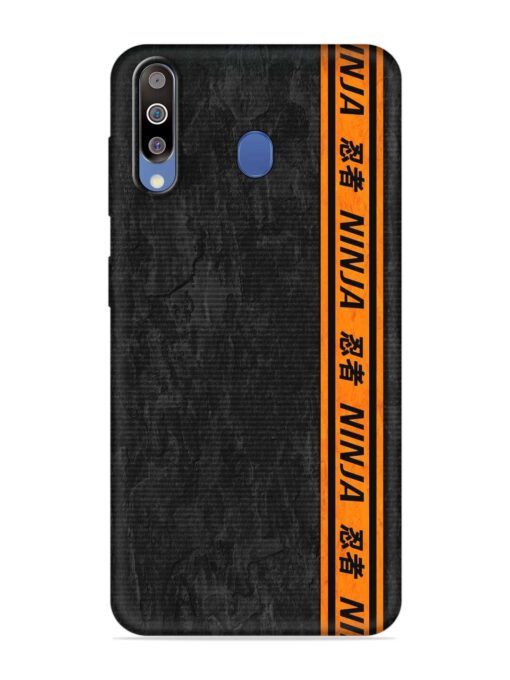 Ninja Srtips Embossed Soft Silicone Case for Samsung Galaxy M30