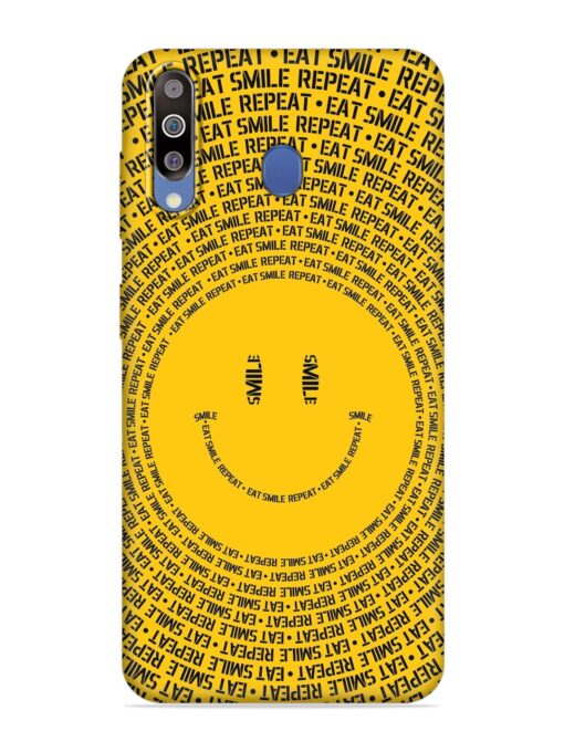 Smiley Embossed Soft Silicone Case for Samsung Galaxy M30