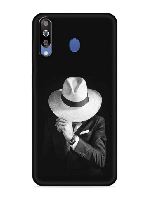 Men Under Hat Embossed Soft Silicone Case for Samsung Galaxy M30