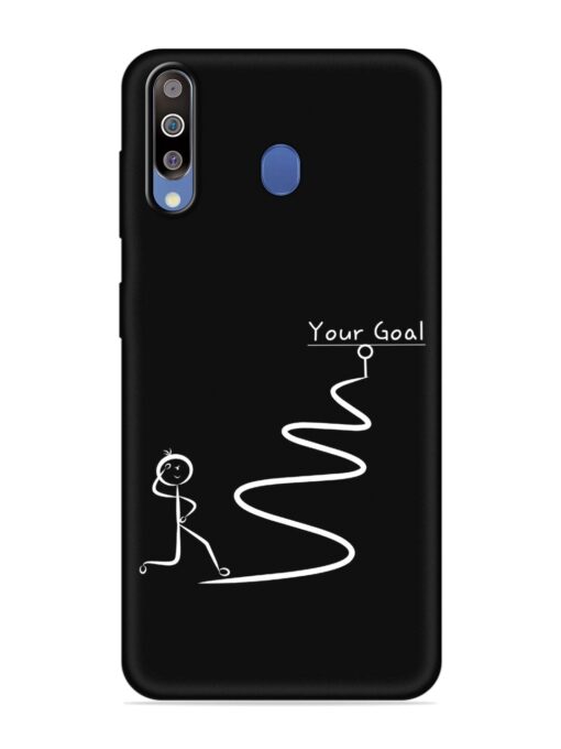 Your Goal Embossed Soft Silicone Case for Samsung Galaxy M30