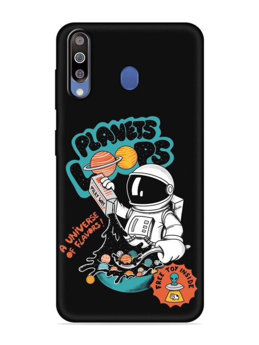 Planets Loop Embossed Soft Silicone Case for Samsung Galaxy M30