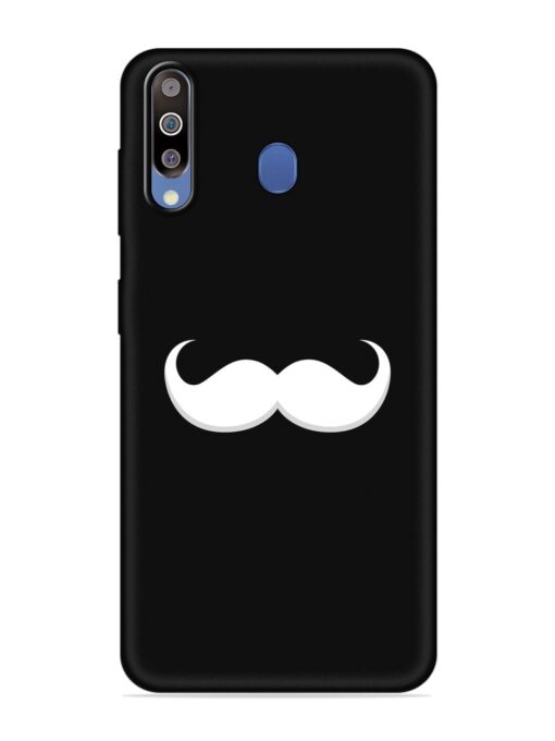 Mustache Vector Embossed Soft Silicone Case for Samsung Galaxy M30 Zapvi