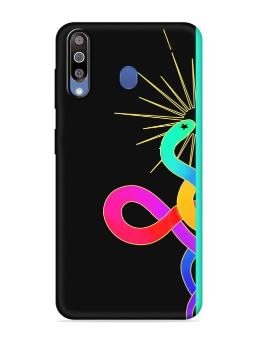 Art Geometric Abstraction Embossed Soft Silicone Case for Samsung Galaxy M30 Zapvi