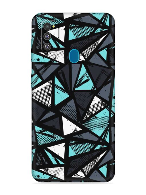 Abstract Seamless Embossed Soft Silicone Case for Samsung Galaxy M30S