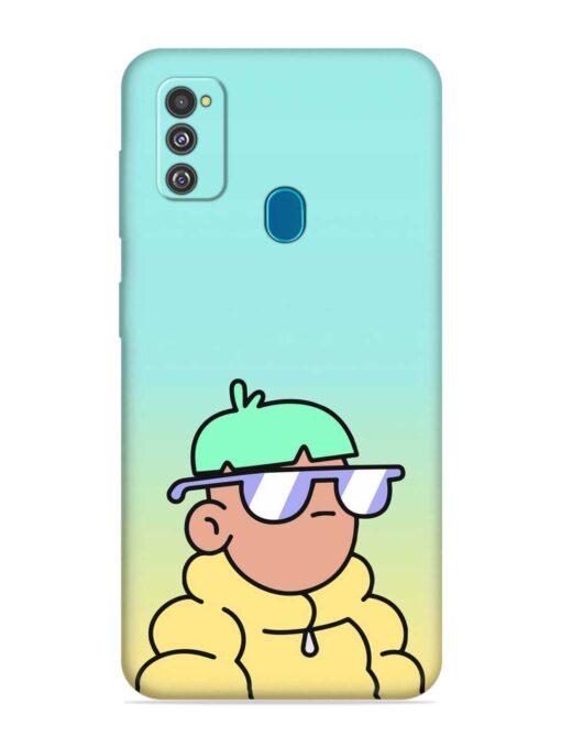 Doodles Cool Character Embossed Soft Silicone Case for Samsung Galaxy M30S Zapvi