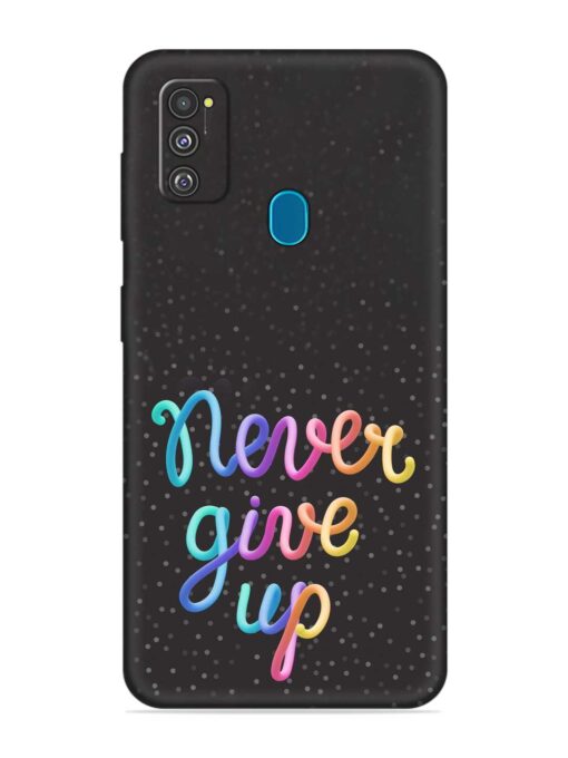 Colorful Stylized Rainbow Embossed Soft Silicone Case for Samsung Galaxy M30S Zapvi