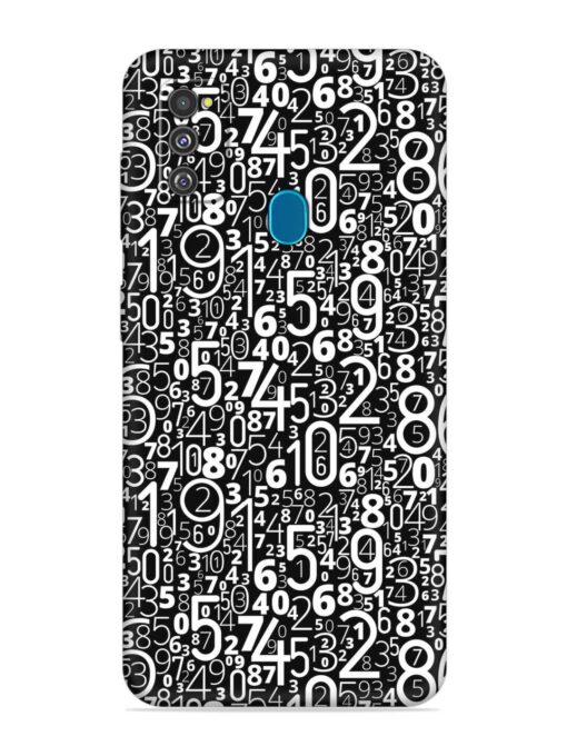 Many Numbers Different Embossed Soft Silicone Case for Samsung Galaxy M30S Zapvi