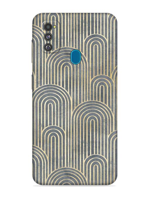 Art Deco Style Embossed Soft Silicone Case for Samsung Galaxy M30S Zapvi