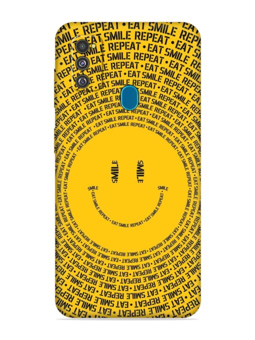 Smiley Embossed Soft Silicone Case for Samsung Galaxy M30S Zapvi