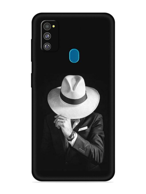 Men Under Hat Embossed Soft Silicone Case for Samsung Galaxy M30S Zapvi