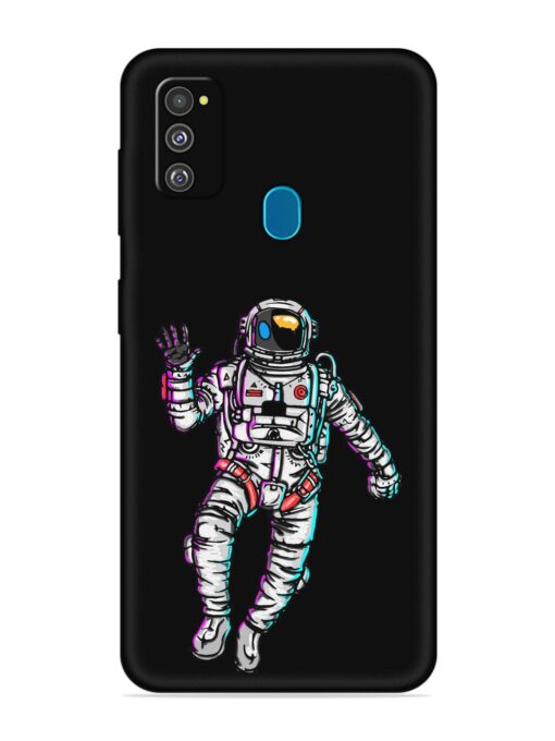 Spaceman Embossed Soft Silicone Case for Samsung Galaxy M30S