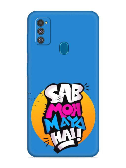 Sab Moh Moya Embossed Soft Silicone Case for Samsung Galaxy M30S Zapvi