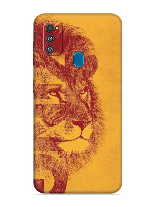 Gold Lion Crown Art Embossed Soft Silicone Case for Samsung Galaxy M30S Zapvi