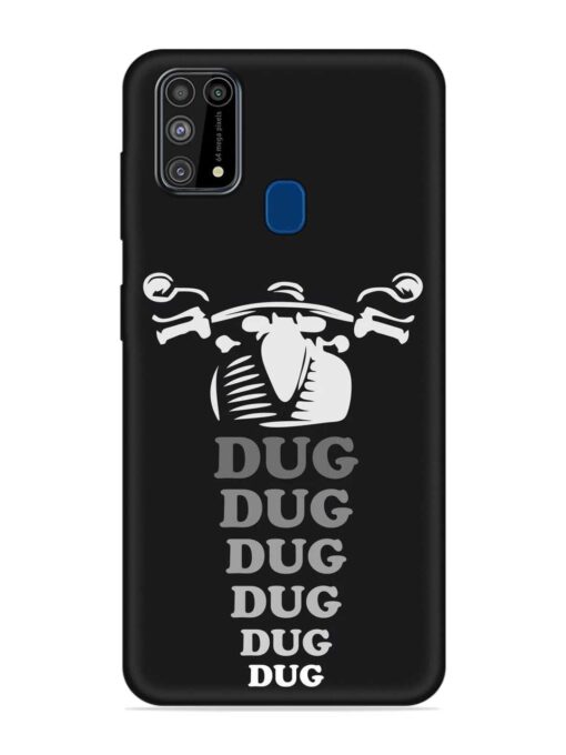 Dug Dug Dug Embossed Soft Silicone Case for Samsung Galaxy M31 Zapvi