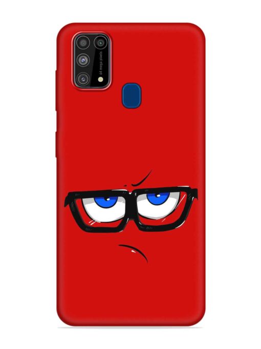 Rad Angry Face Embossed Soft Silicone Case for Samsung Galaxy M31 Zapvi