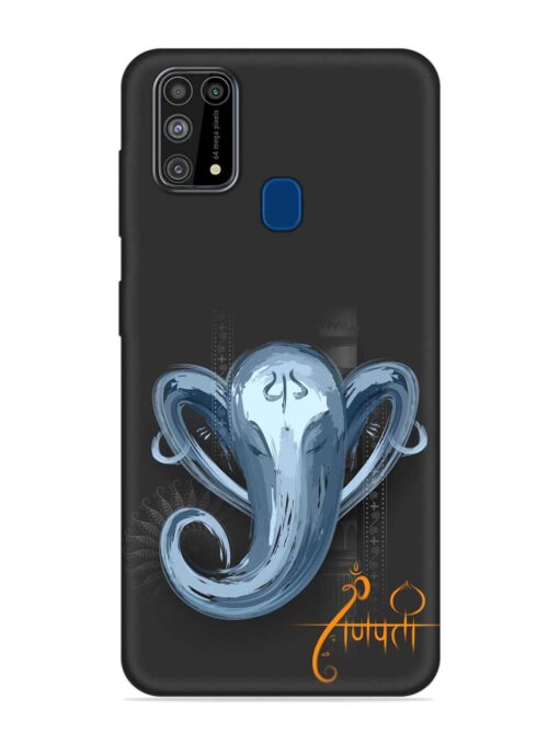 Illustration Lord Ganpati Embossed Soft Silicone Case for Samsung Galaxy M31 Zapvi