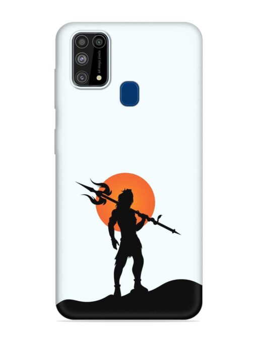 Lord Mahadev Trendy Embossed Soft Silicone Case for Samsung Galaxy M31 Zapvi