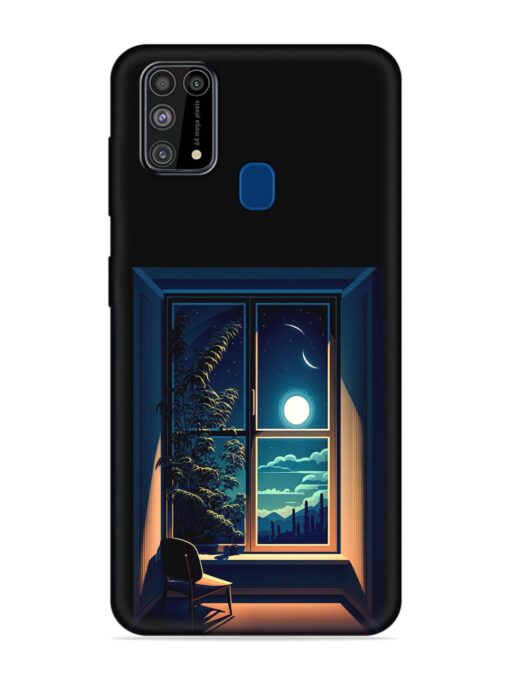 Night View At Window Embossed Soft Silicone Case for Samsung Galaxy M31 Zapvi