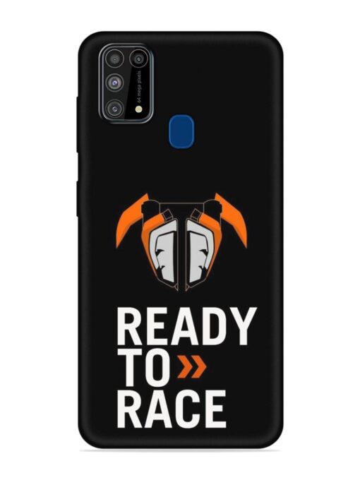 Ready To Race Embossed Soft Silicone Case for Samsung Galaxy M31 Zapvi