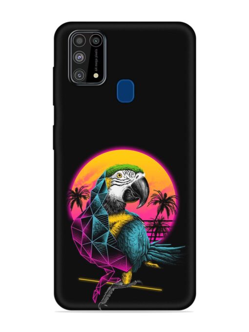 Rad Parrot Embossed Soft Silicone Case for Samsung Galaxy M31 Zapvi