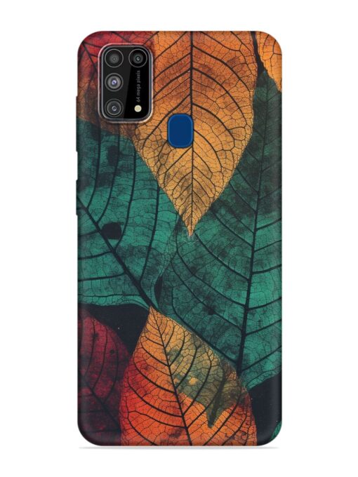 Leaves Artwork Embossed Soft Silicone Case for Samsung Galaxy M31 Zapvi