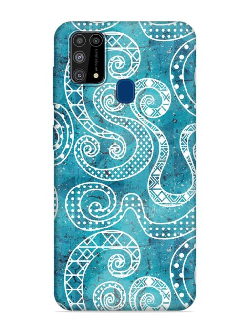 Vintage Curved Seamless Embossed Soft Silicone Case for Samsung Galaxy M31 Prime Zapvi