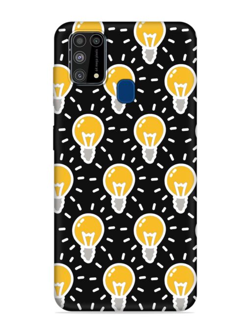 Light Bulb Seamless Embossed Soft Silicone Case for Samsung Galaxy M31 Prime Zapvi