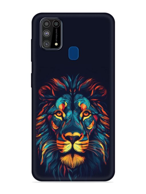 Colorful Lion Embossed Soft Silicone Case for Samsung Galaxy M31 Prime Zapvi