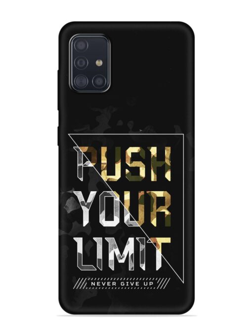 Push Your Limits Embossed Soft Silicone Case for Samsung Galaxy M31S Zapvi