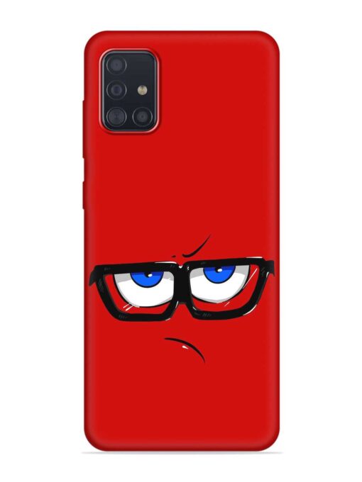 Rad Angry Face Embossed Soft Silicone Case for Samsung Galaxy M31S