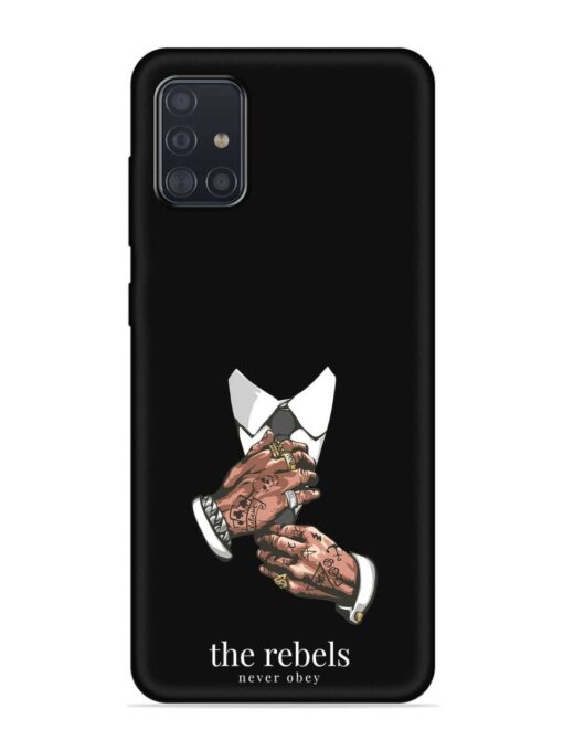 Rebels Slogan Man Embossed Soft Silicone Case for Samsung Galaxy M31S