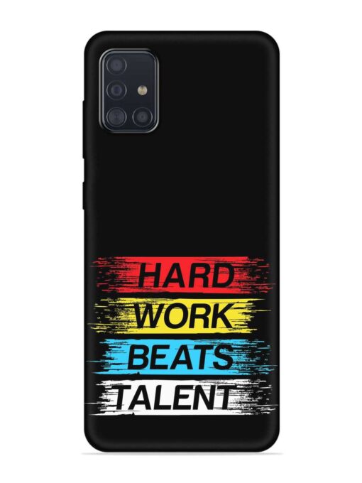 Hard Work Beats Embossed Soft Silicone Case for Samsung Galaxy M31S Zapvi