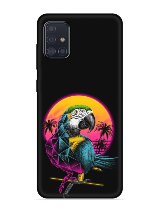 Rad Parrot Embossed Soft Silicone Case for Samsung Galaxy M31S